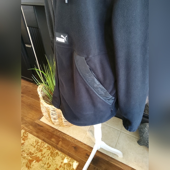 Puma Black Zip-Up Hoodie - Picture 5 of 9